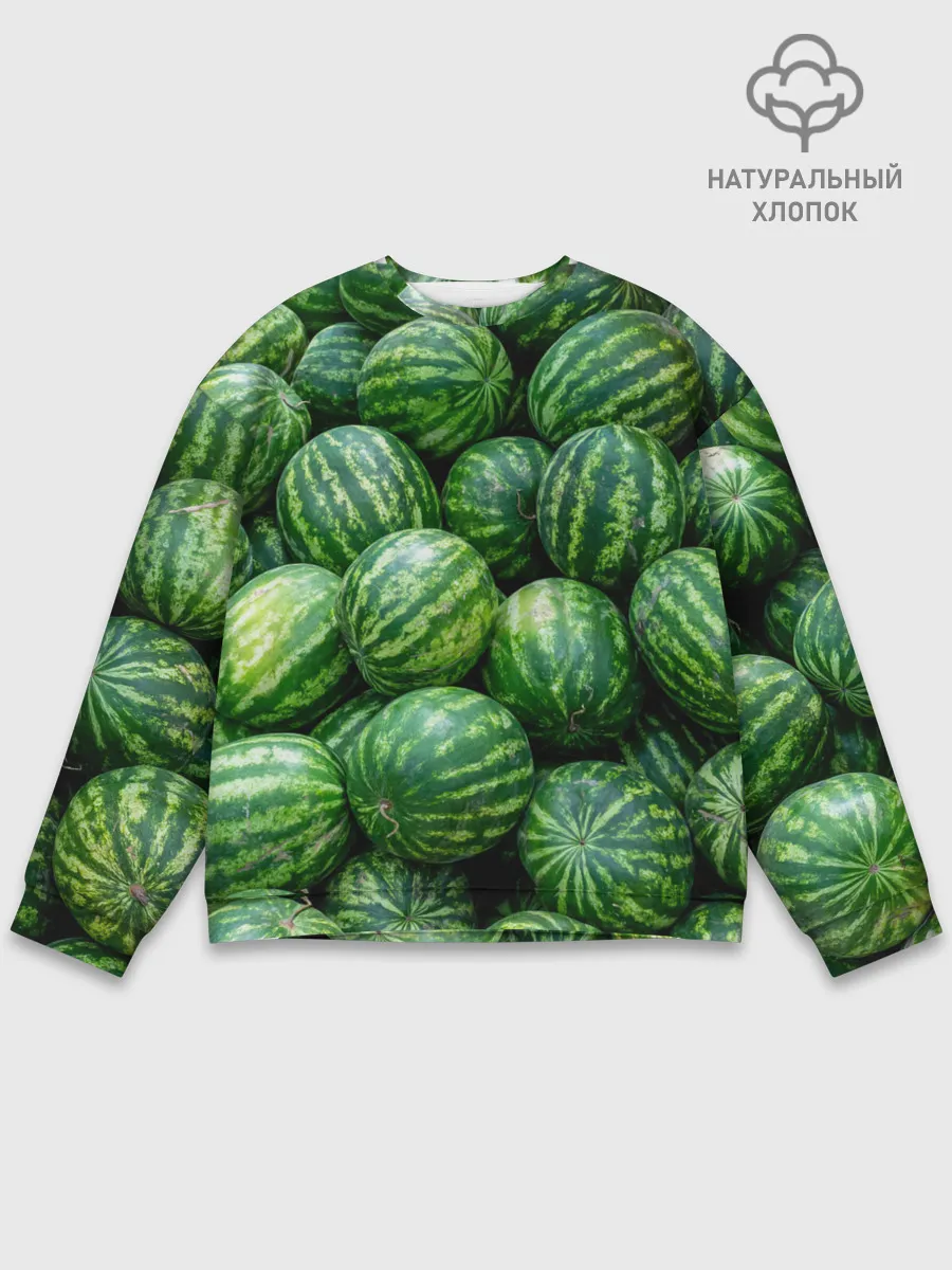 Мужской свитшот базовый / Арбузы