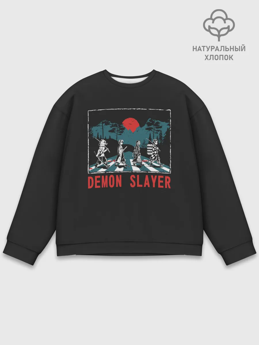 Мужской свитшот базовый / Demon slayer