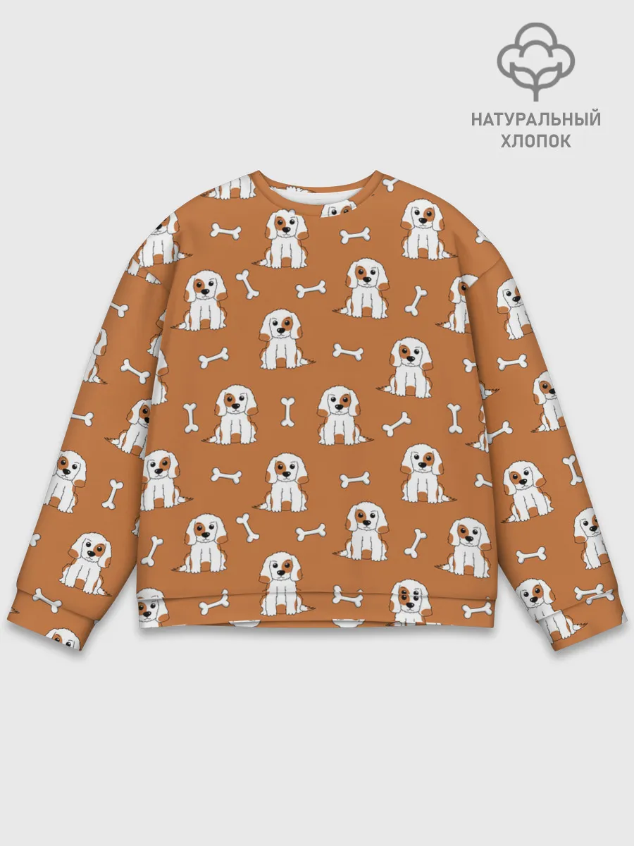 Мужской свитшот базовый / Пёс и кость
