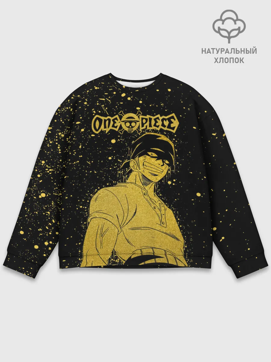 Мужской свитшот базовый / Ророноа Зоро | One Piece. Большой куш