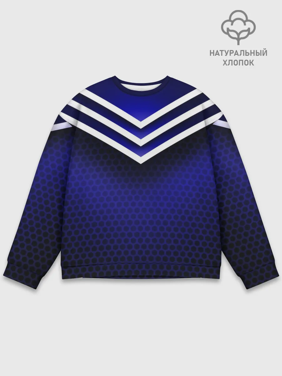 Мужской свитшот базовый / Sport blue style