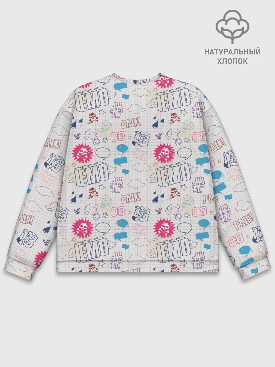 Мужской свитшот базовый / Граффити