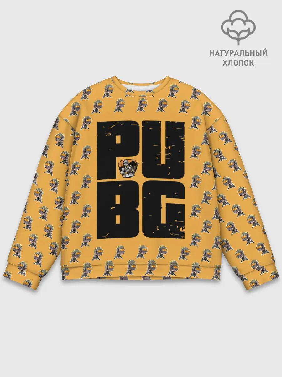 Мужской свитшот базовый / PUBG PATTERN | ПУБГ ПАТТЕРН