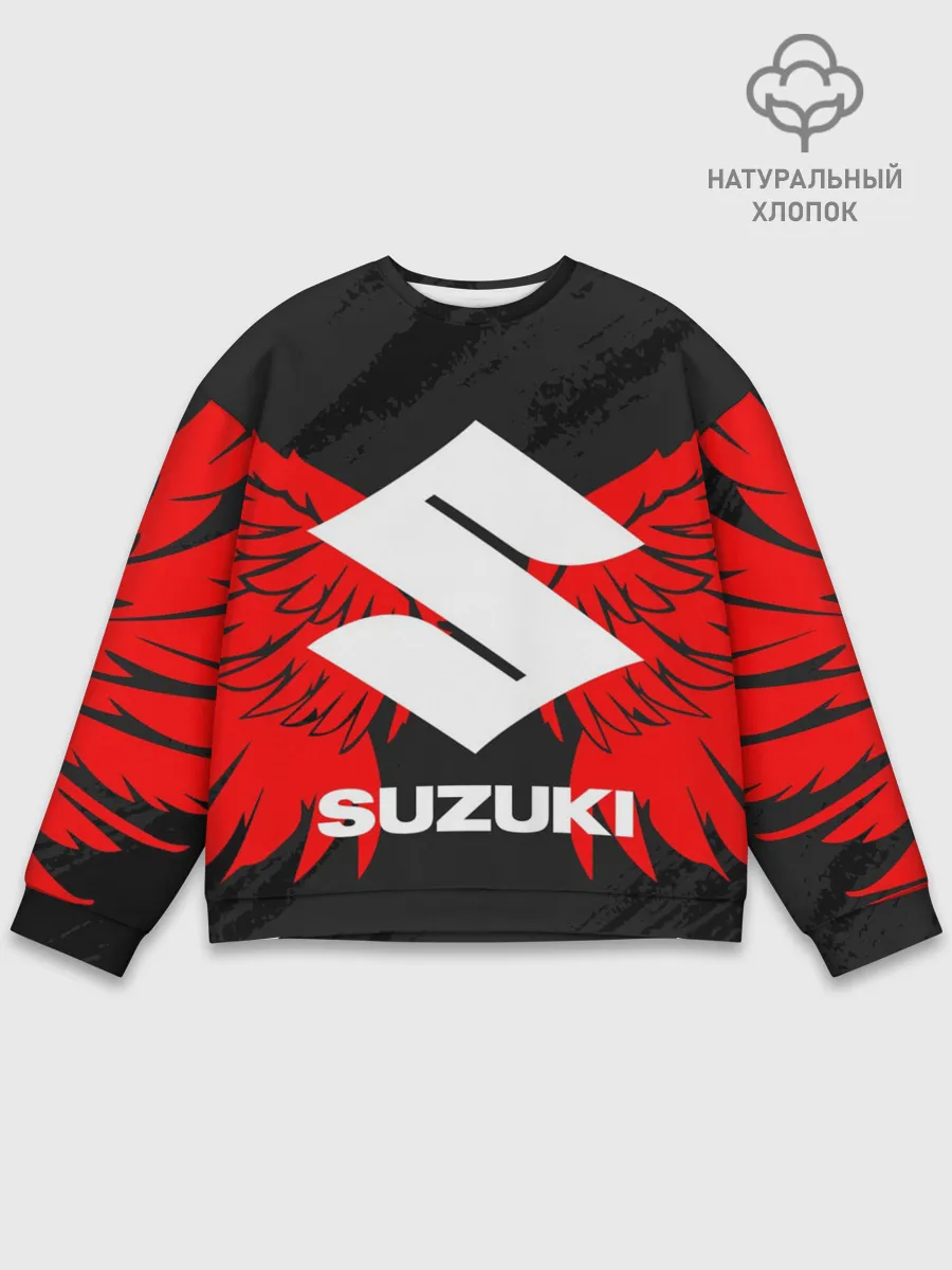 Мужской свитшот базовый / SUZUKI / СУЗУКИ / МОТОСПОРТ