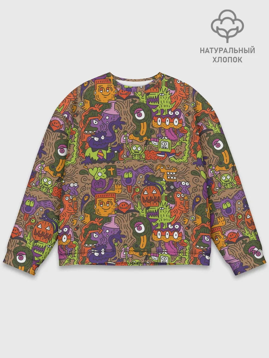 Мужской свитшот базовый / Монсты
