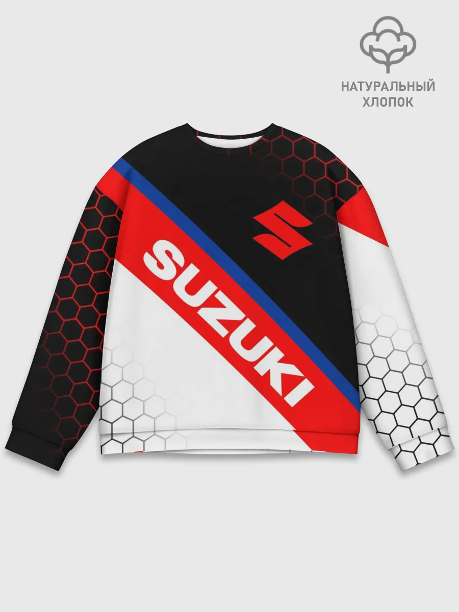 Мужской свитшот базовый / SUZUKI / СУЗУКИ / МОТОСПОРТ