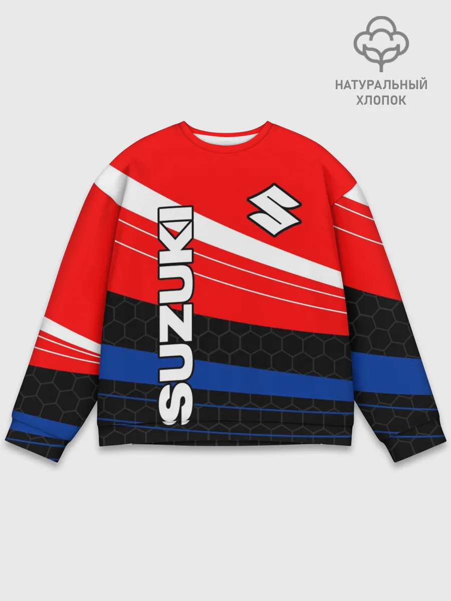 Мужской свитшот базовый / SUZUKI / СУЗУКИ / МОТОСПОРТ