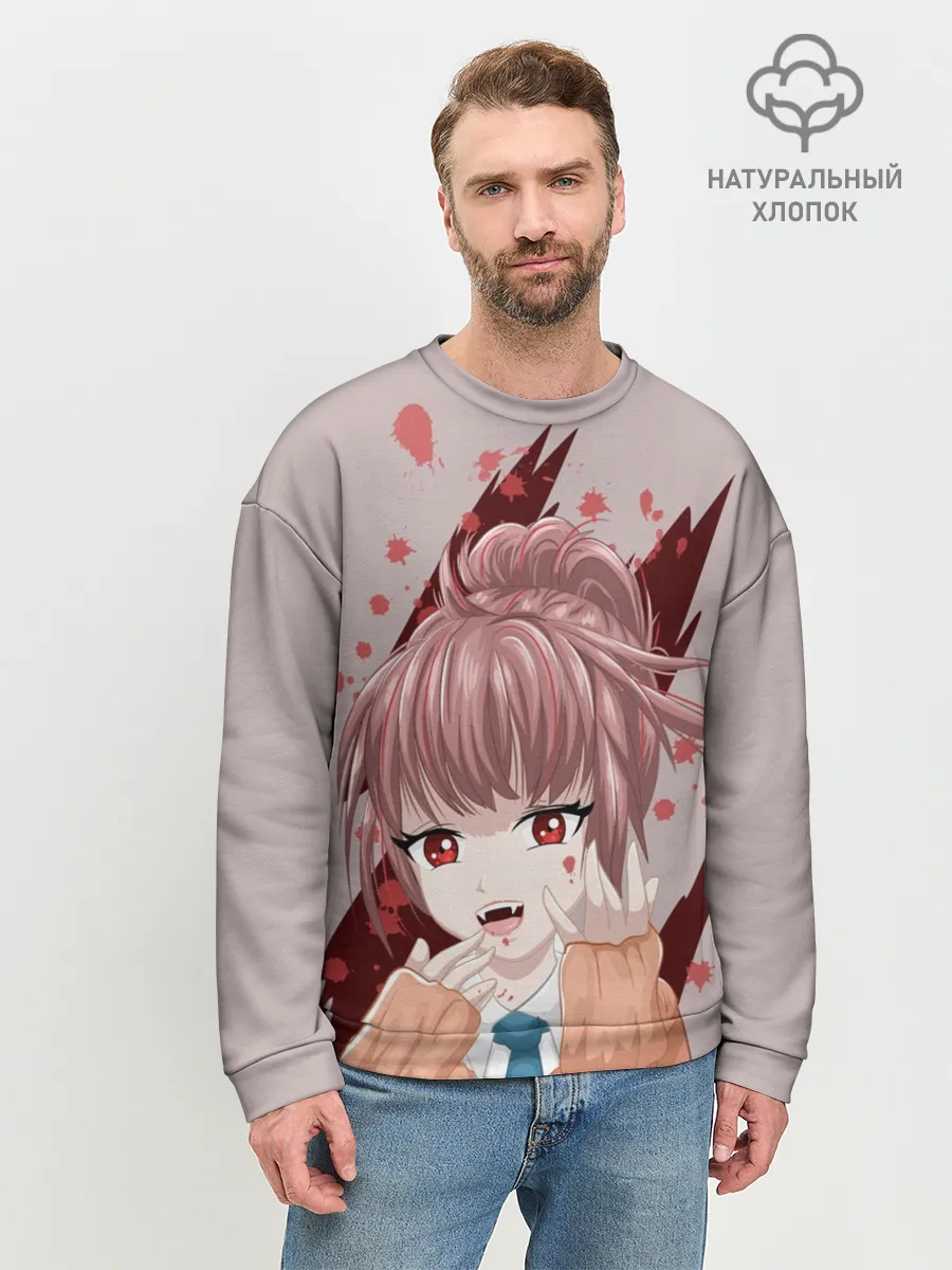 Мужской свитшот базовый / Аниме-вампир