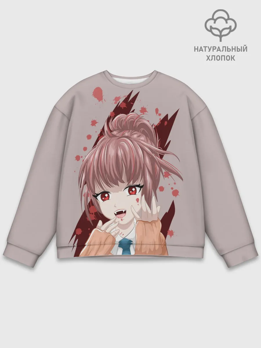 Мужской свитшот базовый / Аниме-вампир