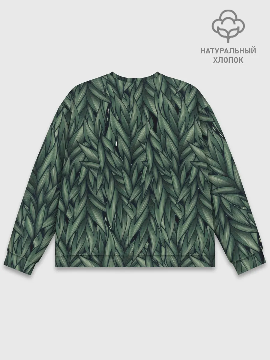 Мужской свитшот базовый / Листья