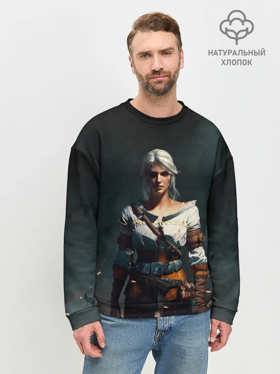 Мужской свитшот базовый / THE WITCHER CIRI