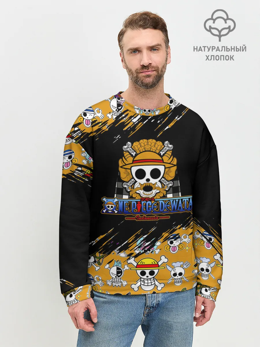 Мужской свитшот базовый / One Piece Dewata Indonesia