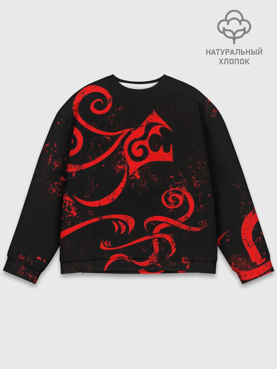 Мужской свитшот базовый / ТАТУИРОВКА ДРАКЕНА