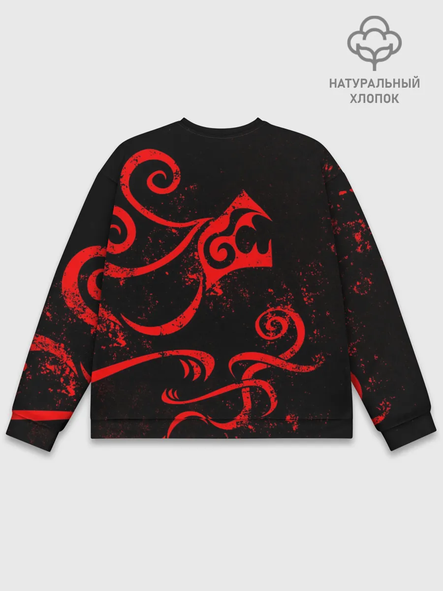 Мужской свитшот базовый / ТАТУИРОВКА ДРАКЕНА