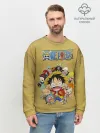 Мужской свитшот базовый / Персонажи One Piece. Большой куш