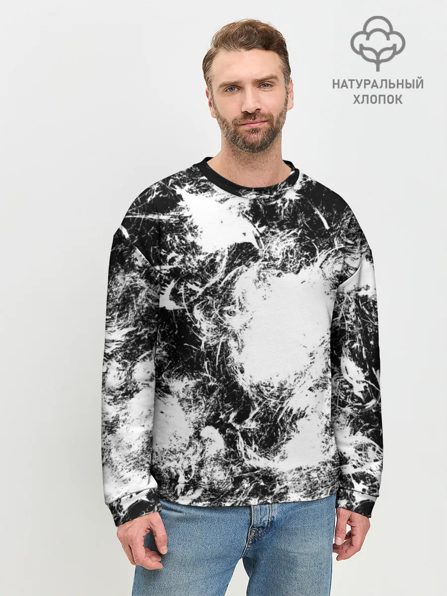 Мужской свитшот базовый / Абстракция