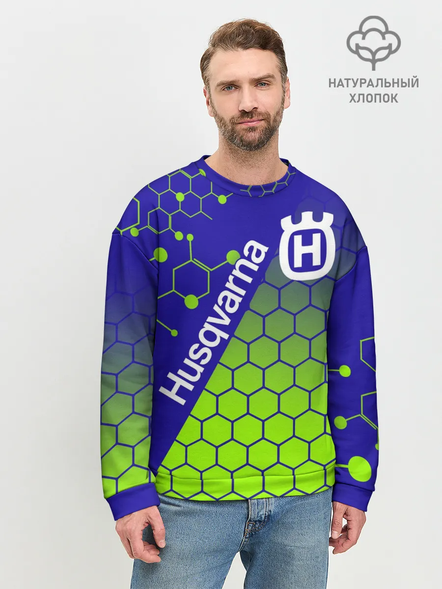 Мужской свитшот базовый / HUSQVARNA / ХУСКВАРНА / SPORT