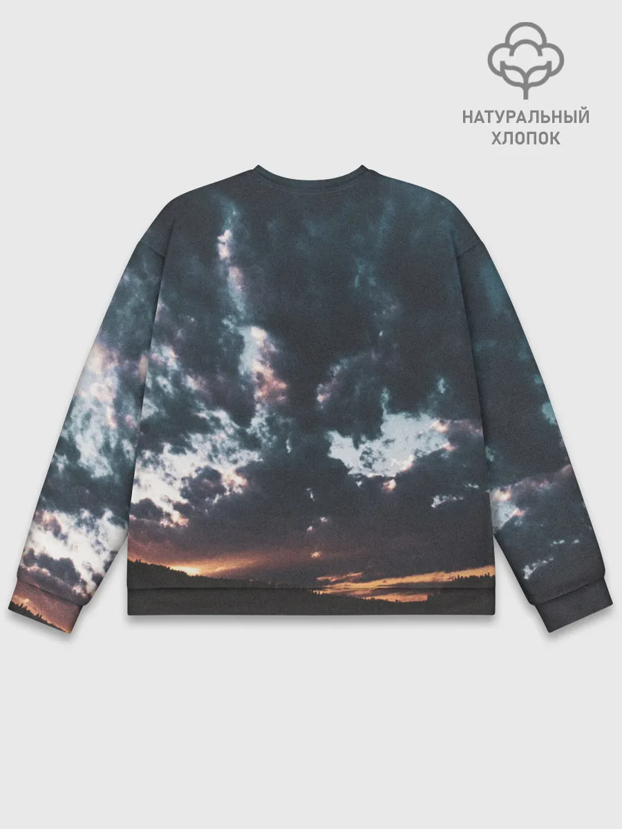 Мужской свитшот базовый / Закат