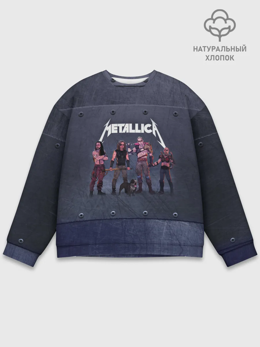 Мужской свитшот базовый / METALLICA | ГРУППА МЕТАЛЛИКА