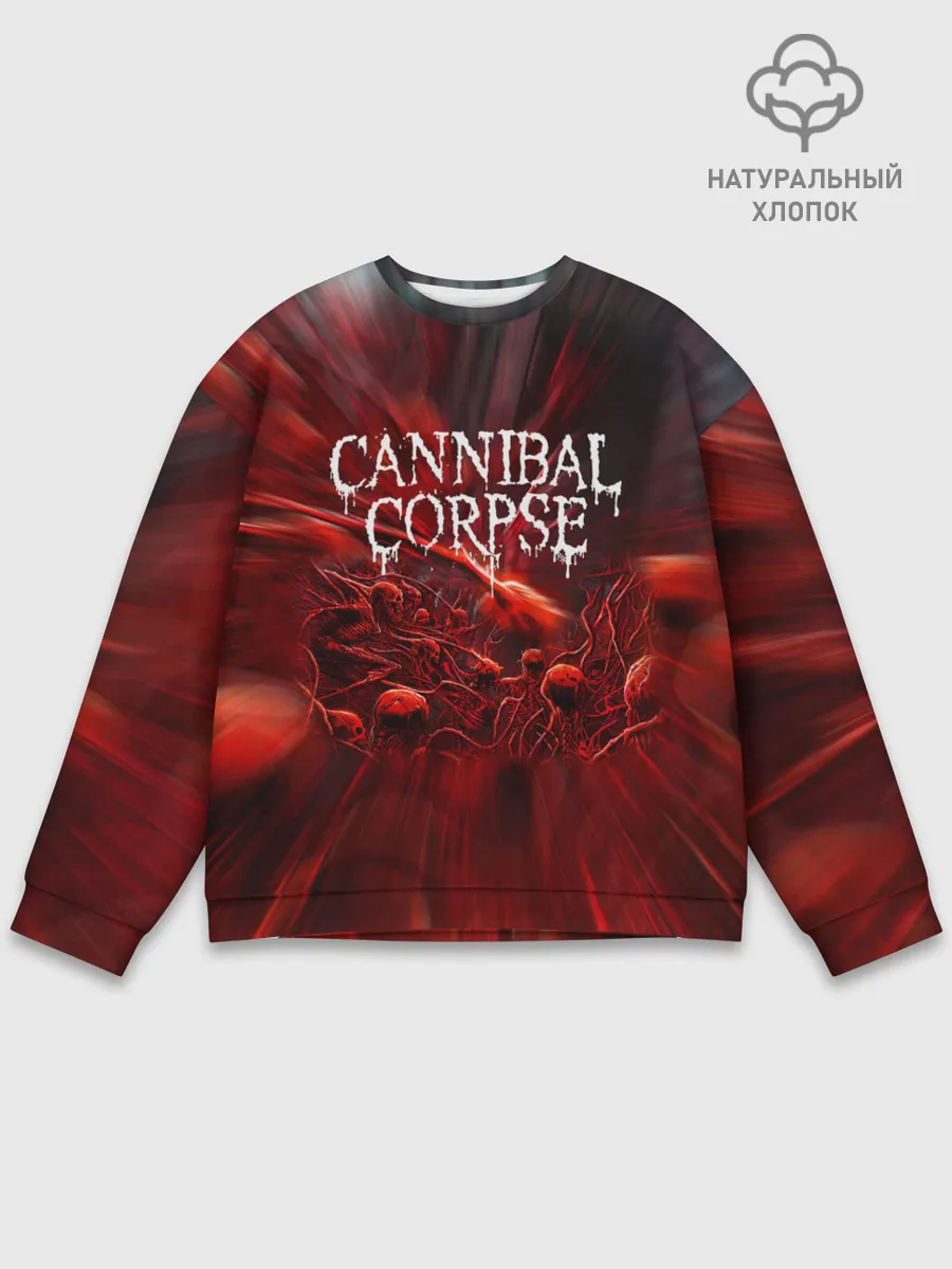 Мужской свитшот базовый / Blood Cannibal Corpse | Труп Каннибала