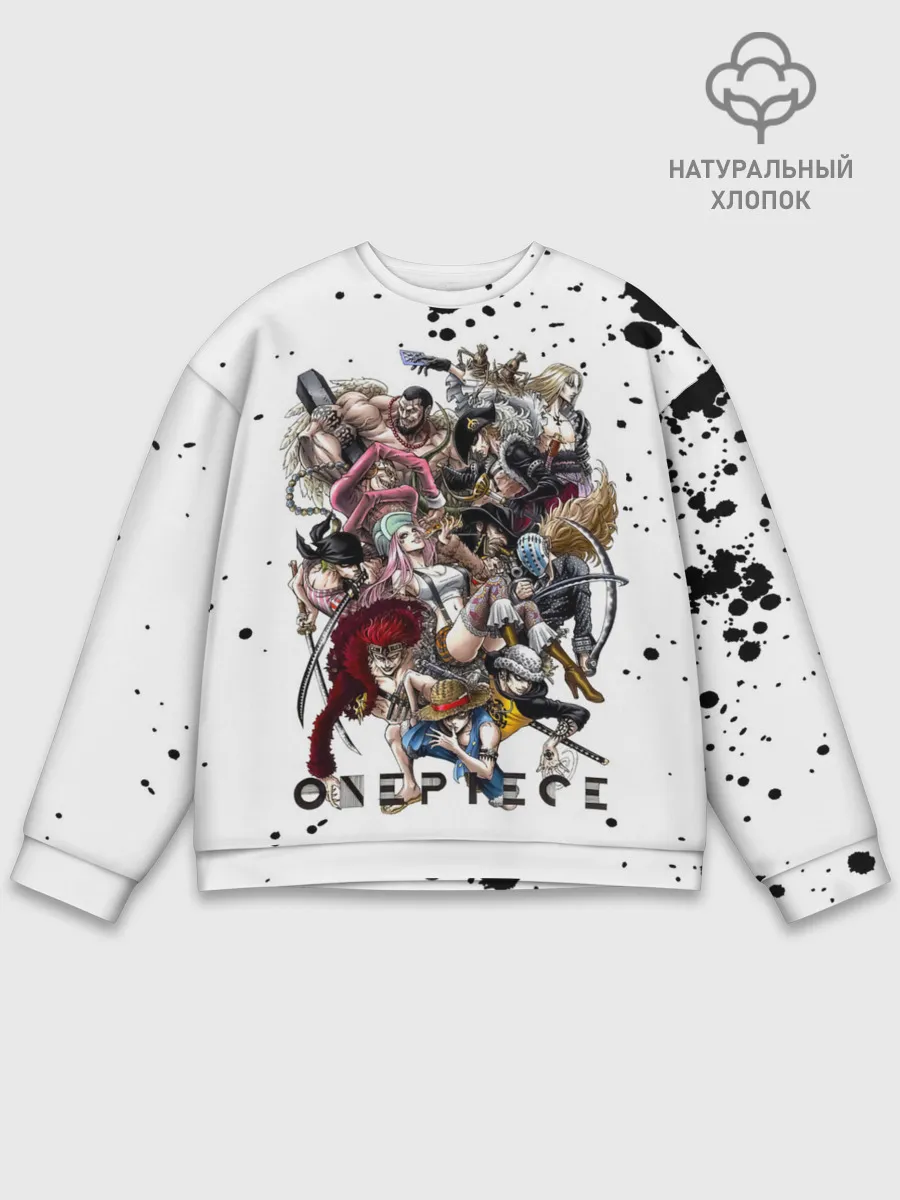 Мужской свитшот базовый / Пираты One Piece. Большой куш