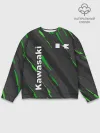 Мужской свитшот базовый / KAWASAKI / КАВАСАКИ / SPORT