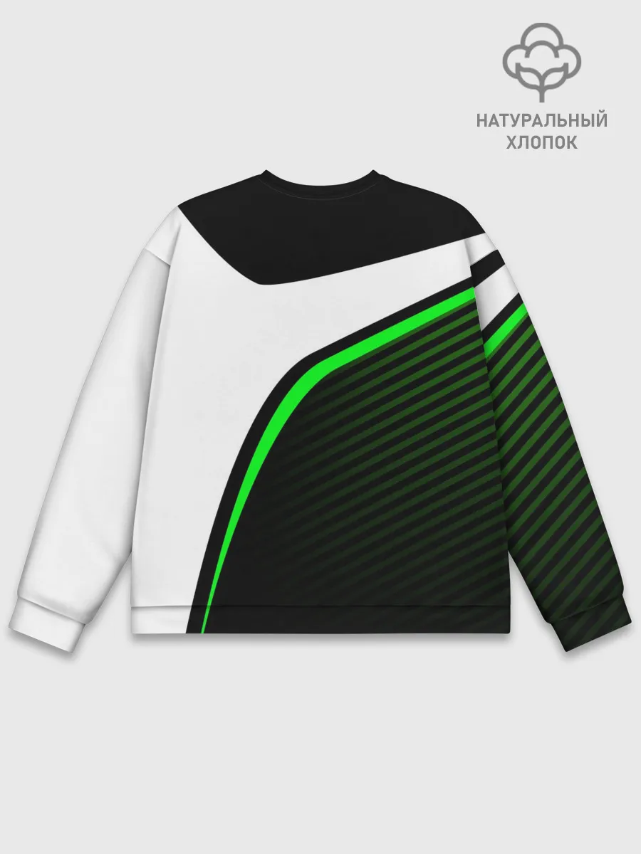 Мужской свитшот базовый / KAWASAKI / КАВАСАКИ / SPORT