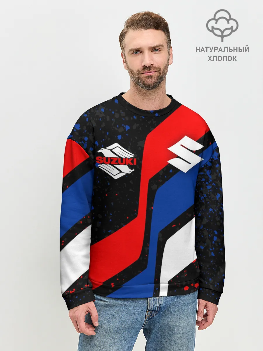 Мужской свитшот базовый / SUZUKI / СУЗУКИ / RACING