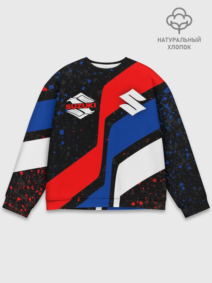 Мужской свитшот базовый / SUZUKI / СУЗУКИ / RACING