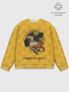 Мужской свитшот базовый / Резиновый Манки Д. Луффи One Piece