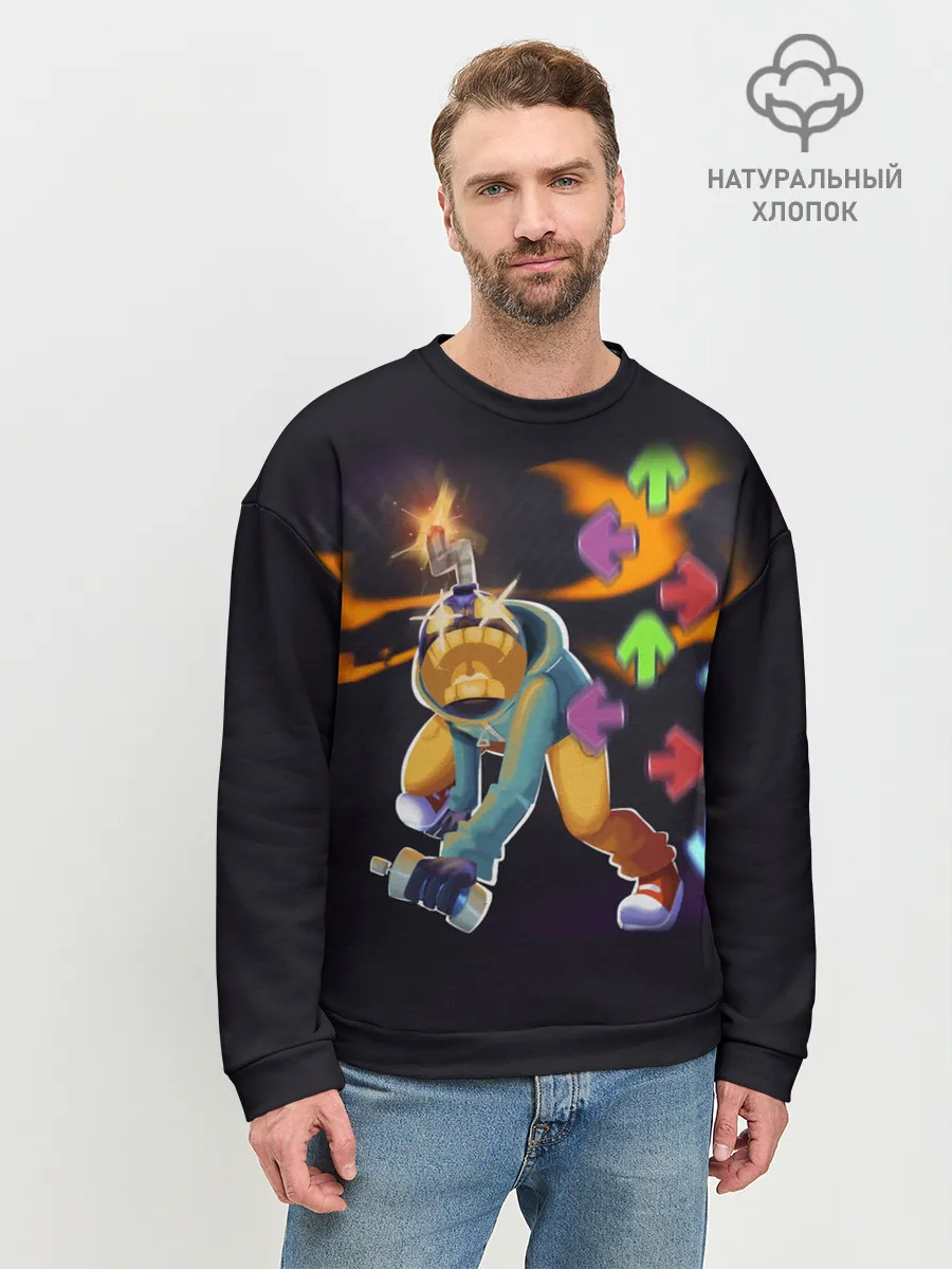 Мужской свитшот базовый / Friday Night Funkin Whitty