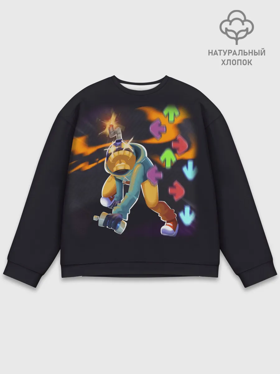 Мужской свитшот базовый / Friday Night Funkin Whitty