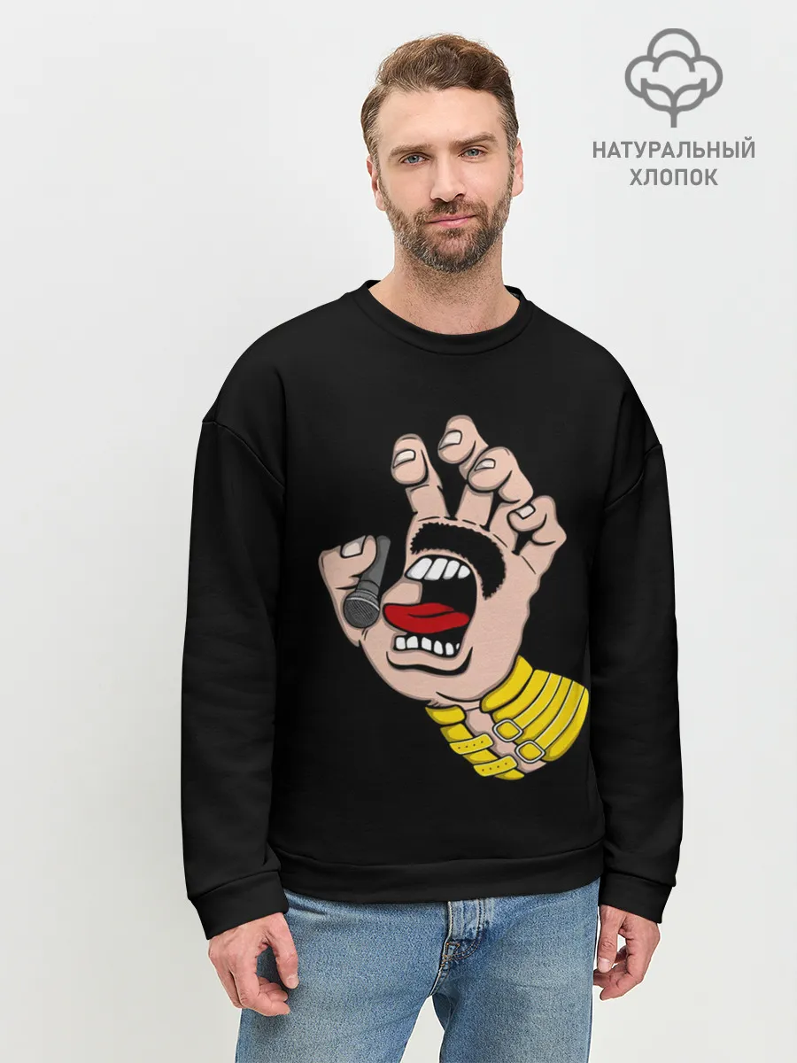 Мужской свитшот базовый / Рука Меркьюри