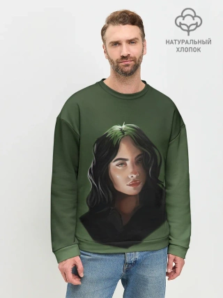 Мужской свитшот базовый / BILLIE EILISH | БИЛЛИ АЙЛИШ