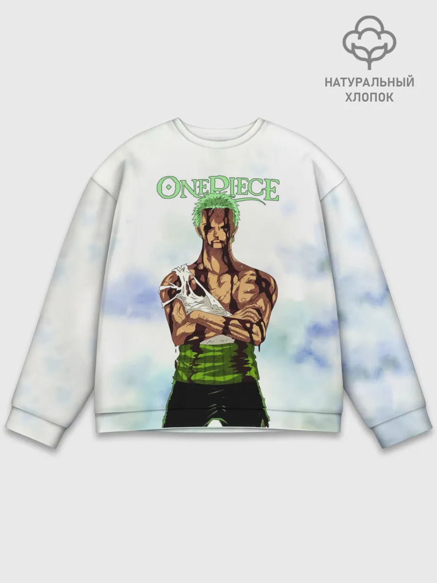 Мужской свитшот базовый / Зоро после боя One Piece
