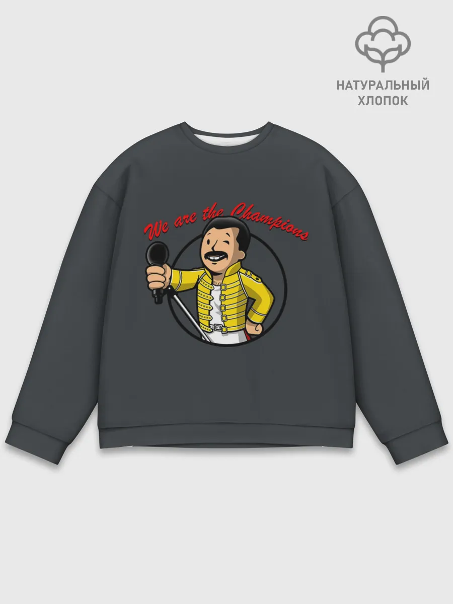 Мужской свитшот базовый / We are the Champions