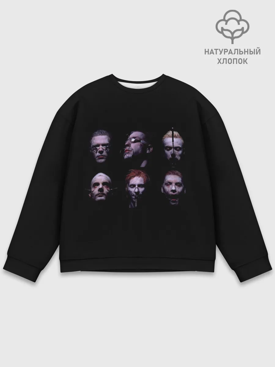 Мужской свитшот базовый / Rammstein horror