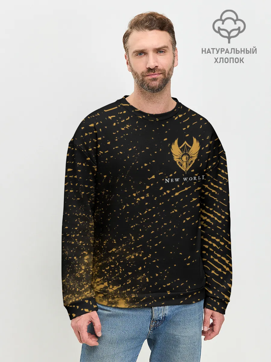 Мужской свитшот базовый / New World - Мародеры - Взрыв