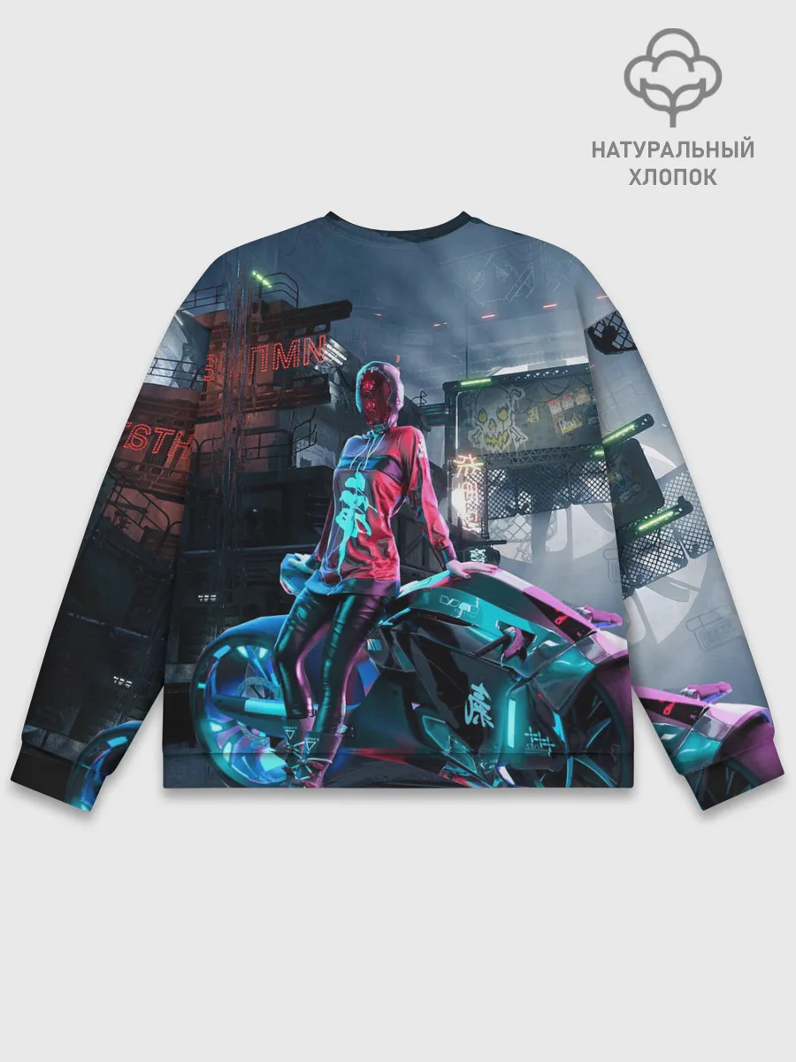 Мужской свитшот базовый / Cyberpunk