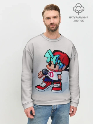 Мужской свитшот базовый / Бойфренд с микрофоном