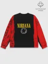 Мужской свитшот базовый / КУРТ КОБЕЙН | НИРВАНА | ЛОГО