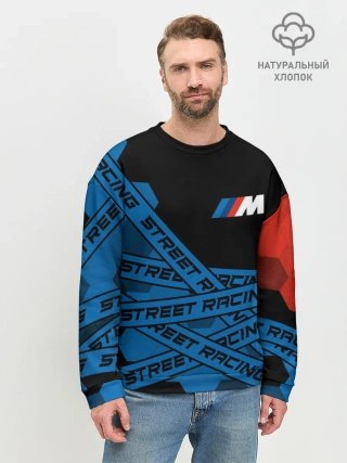 Мужской свитшот базовый / BMW - Racing