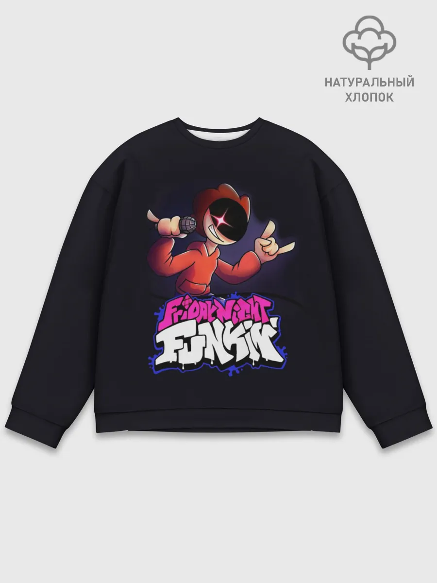 Мужской свитшот базовый / Friday Night Funkin / Пико