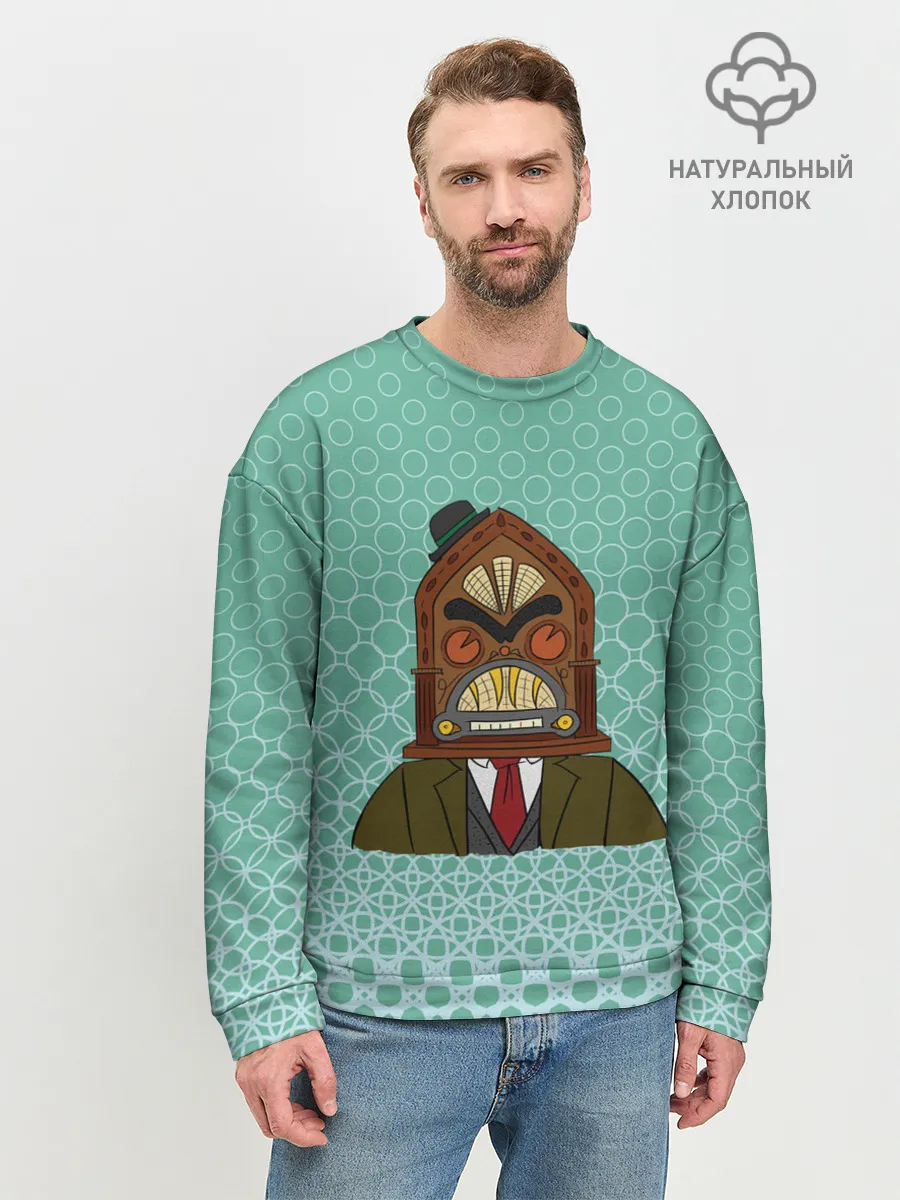 Мужской свитшот базовый / Radiohead | Радиохед | Logo