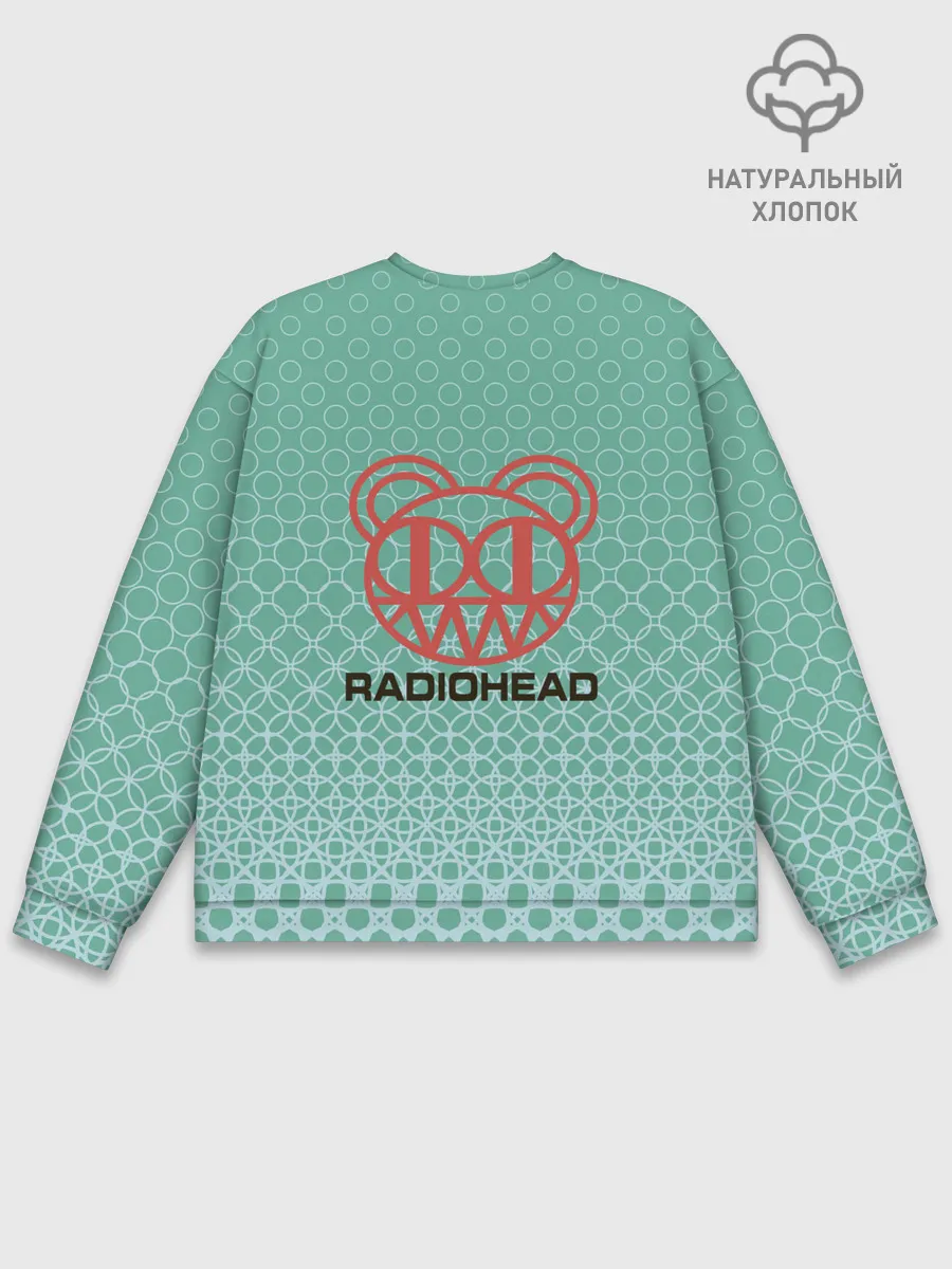Мужской свитшот базовый / Radiohead | Радиохед | Logo