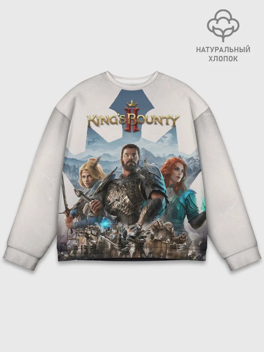 Мужской свитшот базовый / Kings Bounty 2 трио