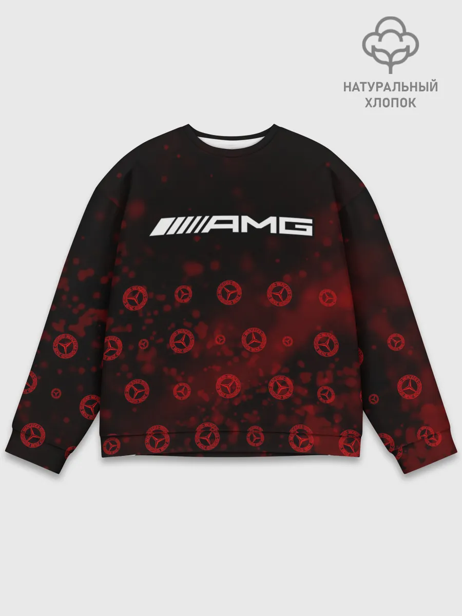 Мужской свитшот базовый / Mercedes AMG - Particles