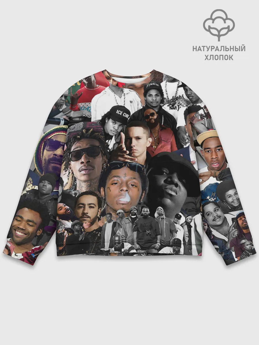 Мужской свитшот базовый / Короли Рэпа | KING RAP