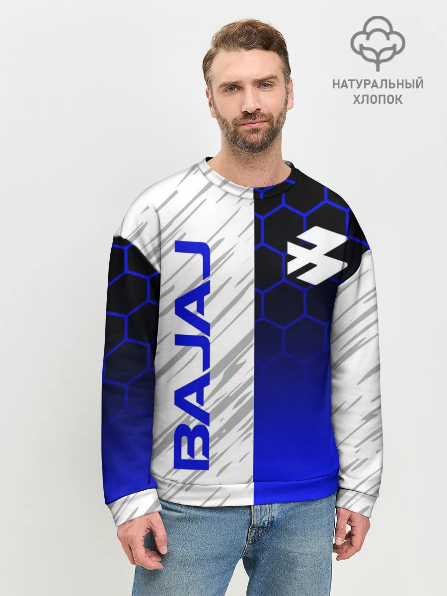 Мужской свитшот базовый / BAJAJ / БАДЖАДЖ / MOTOSPORT