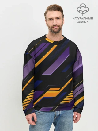 Мужской свитшот базовый / ТЕХНО БРОНЯ | ФУТУРИЗМ